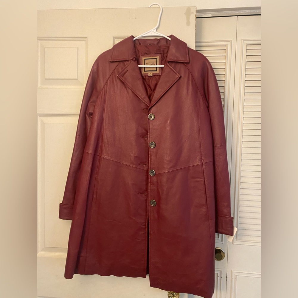 Genuine leather jacket size M